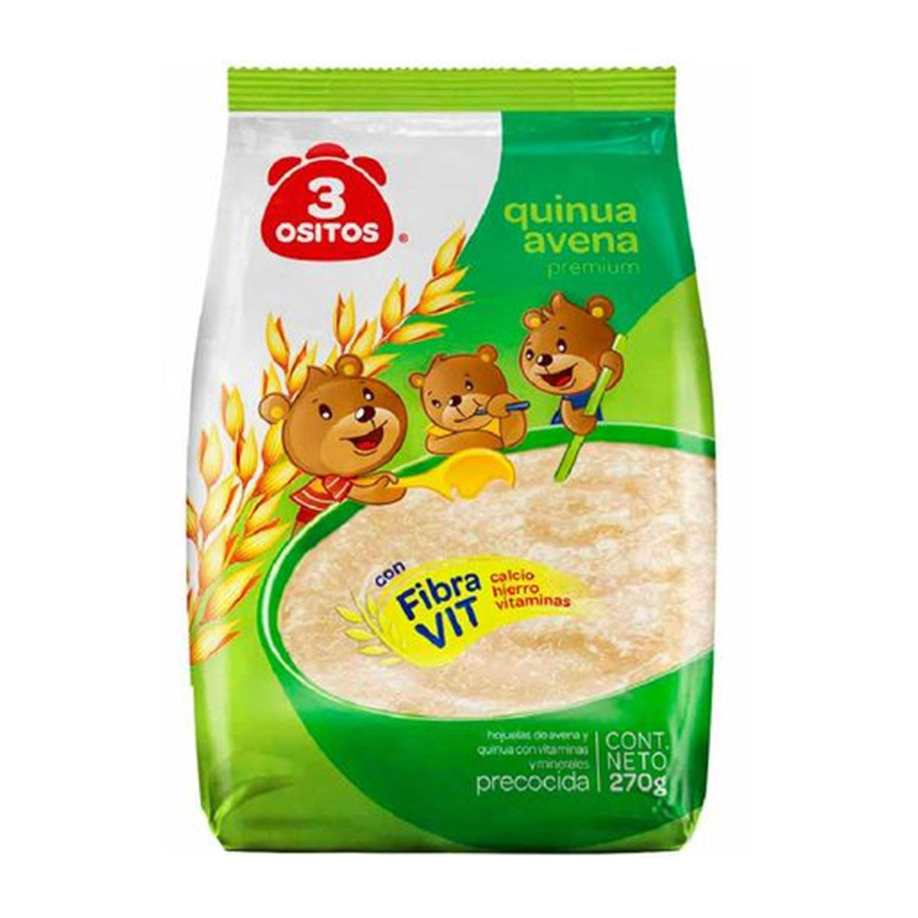 Avena cereal andino 270gr 3 Ositos