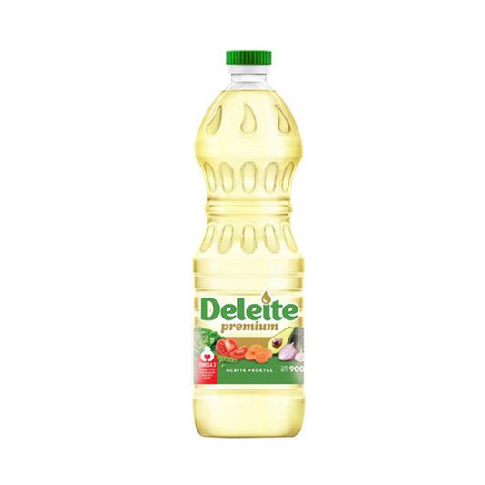 Aceite vegetal de Soya premium  900ml Deleite