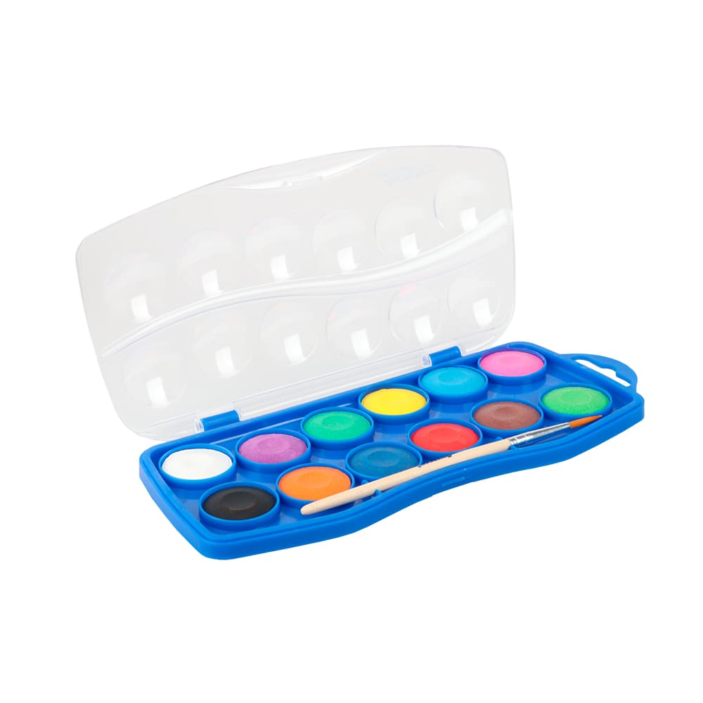 Acuarelas x 12 pastillas Artesco