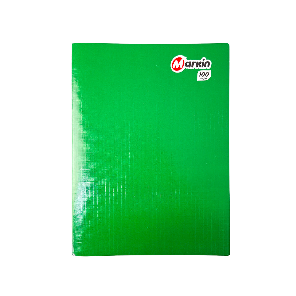 Cuaderno grapado cuadriculado 100 hojas Markin