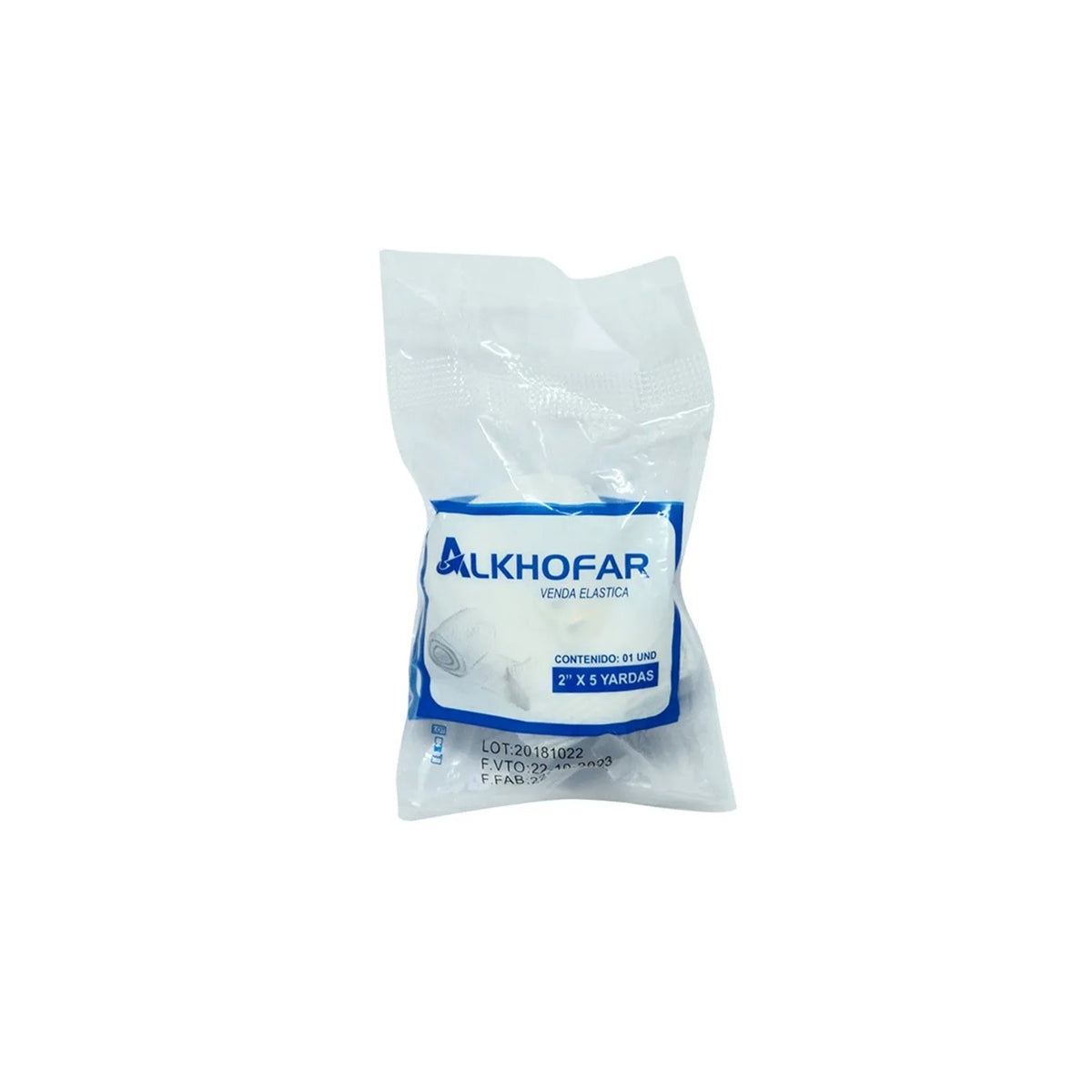 Venda elastica 2" x 5 yardas x1 und Alkofarma