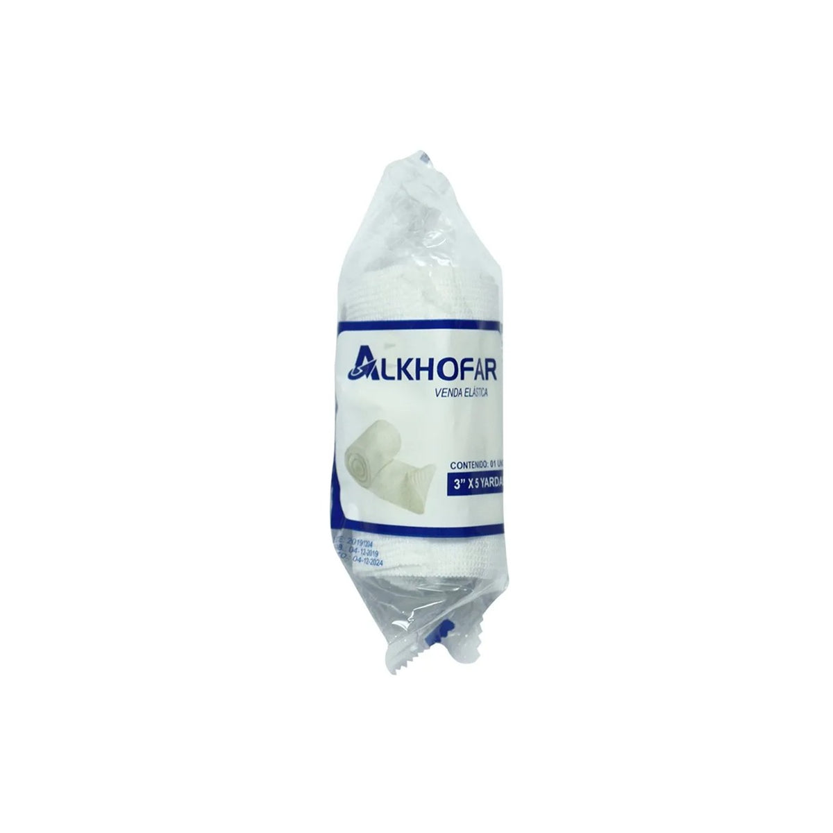 Venda elastica 3" x 5 yardas x1 und Alkofarma