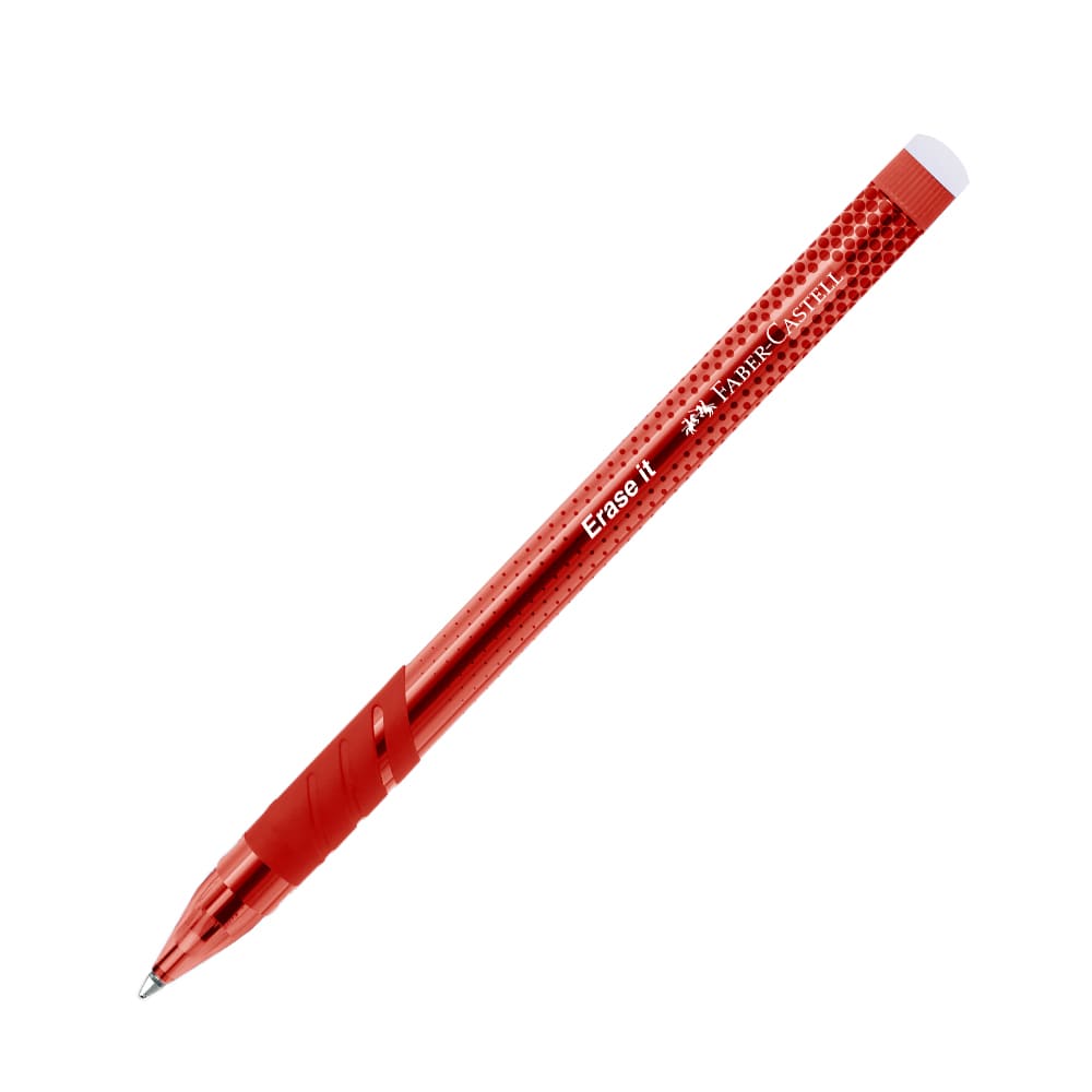 Lapicero borrable rojo Erase IT Co Iny 0,7mm Faber Castell