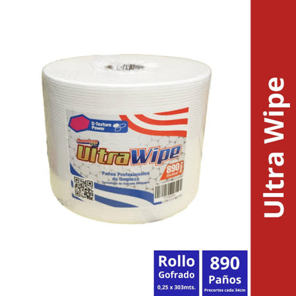 Rollo paño jumbo ultra wipe x60 25cmX303mt 890HJ American Wipe