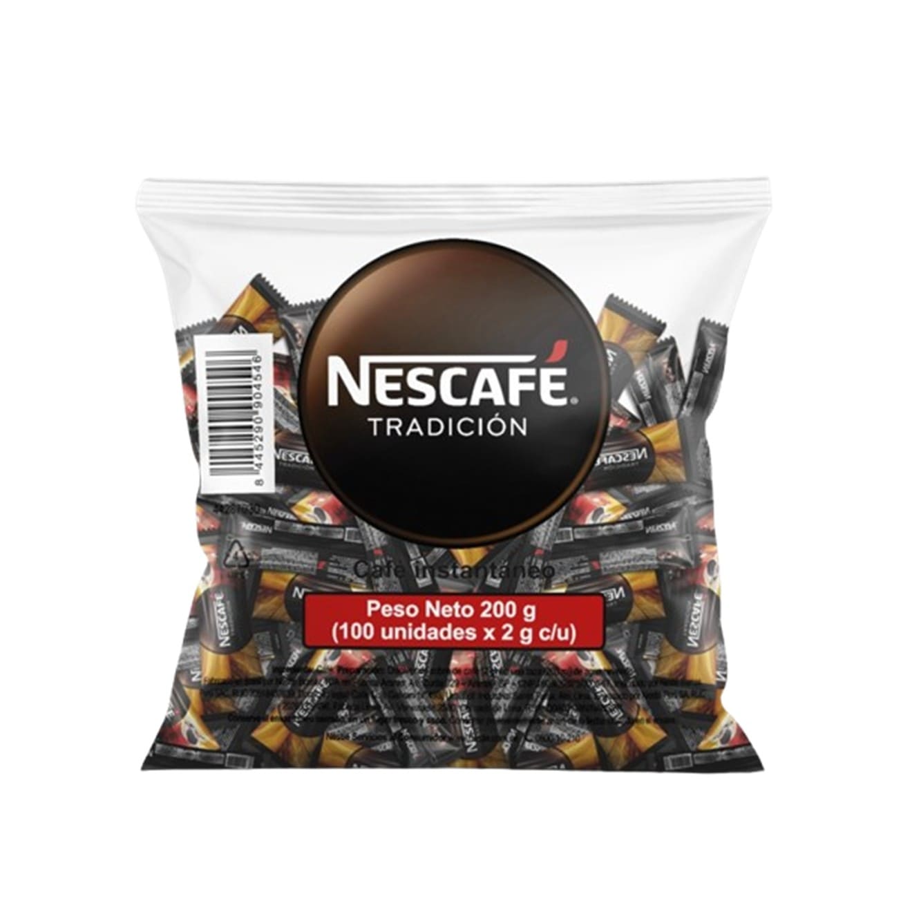 Cafe instantáneo Tradición 2gr bolsa x 100 und Nescafe