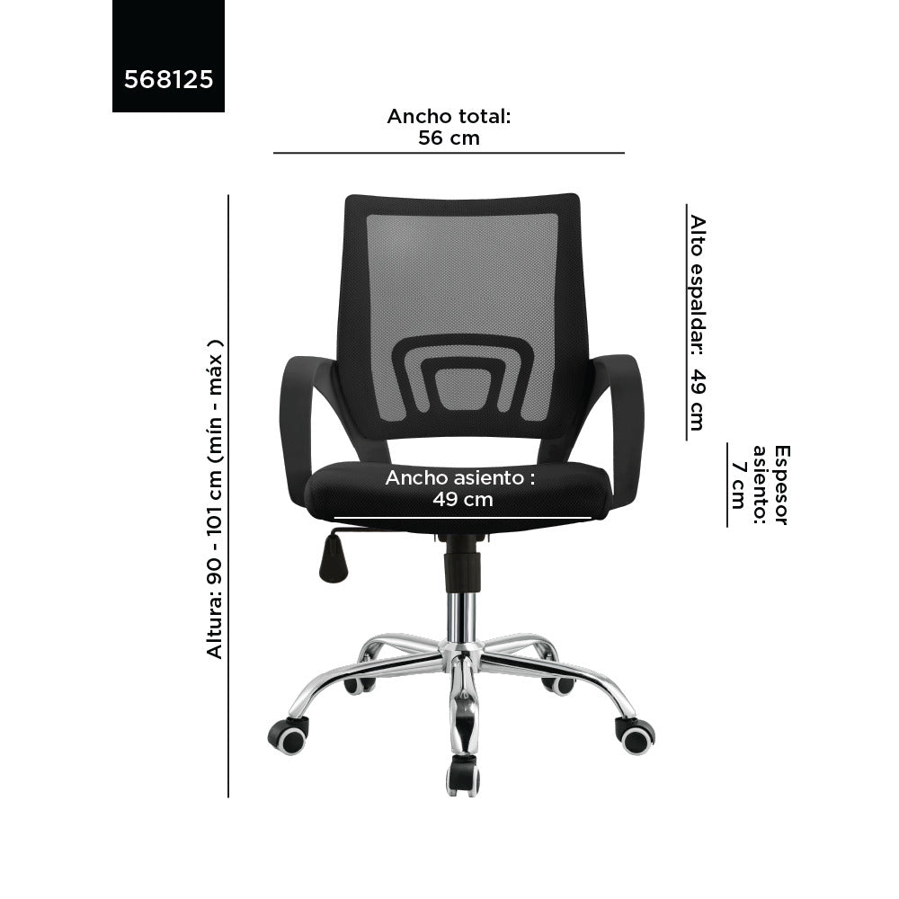 Silla Ejecutiva RTA 560 negro Venso