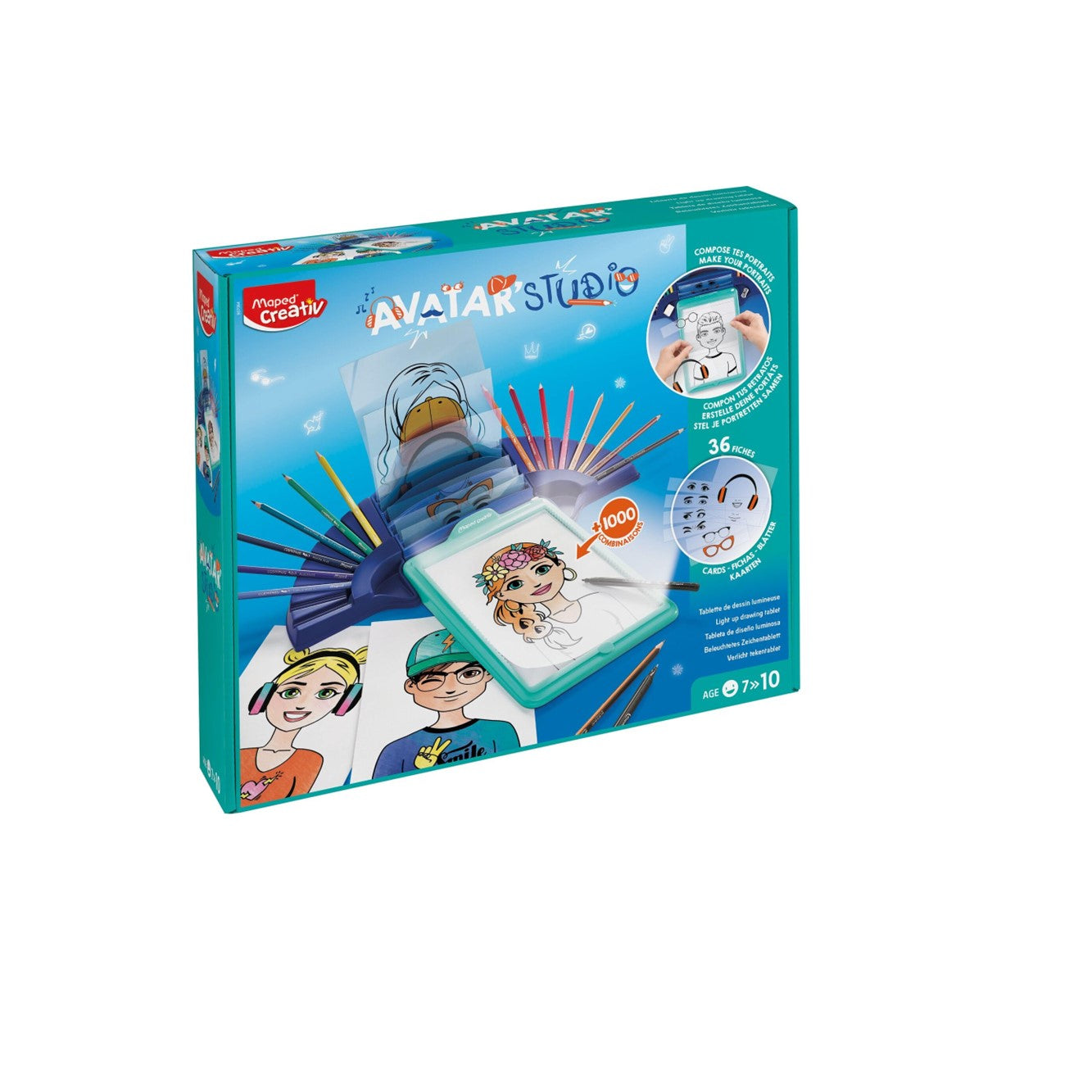 Pizarra actividades avatar studio Maped