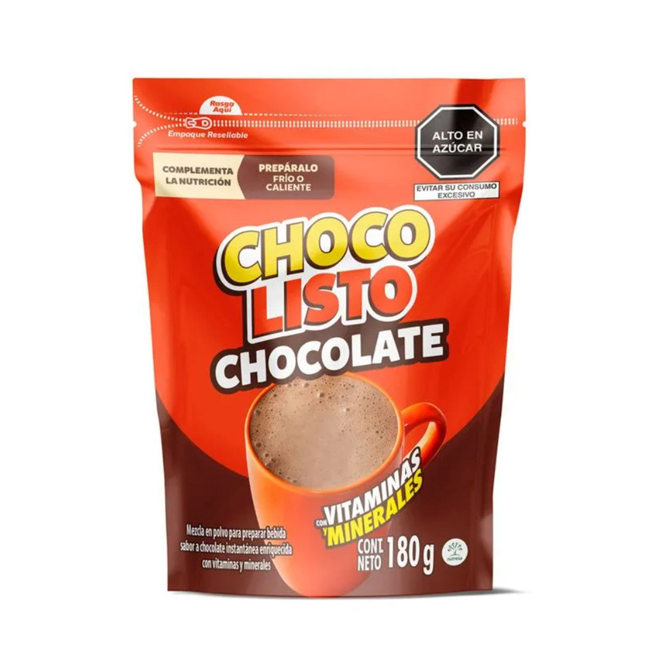 Fortificante de chocolate doypack 180gr Chocolisto