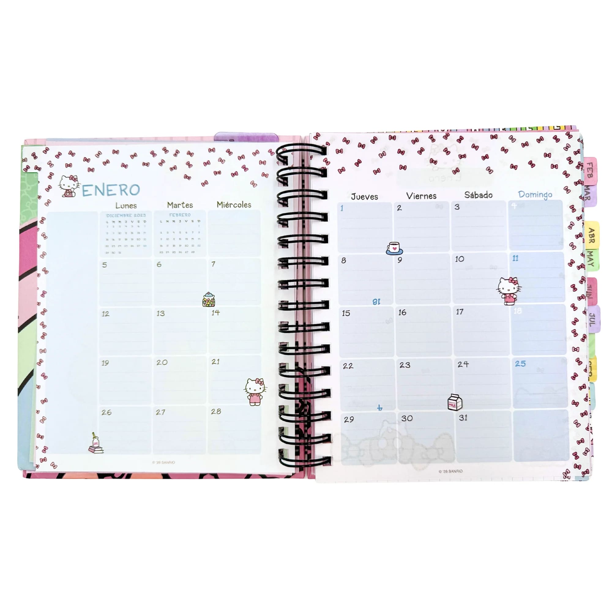 Agenda 2026 Hello Kitty