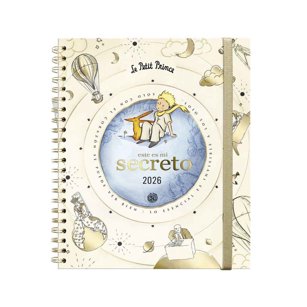 Agenda 2026 principito escritorio semanal espiral