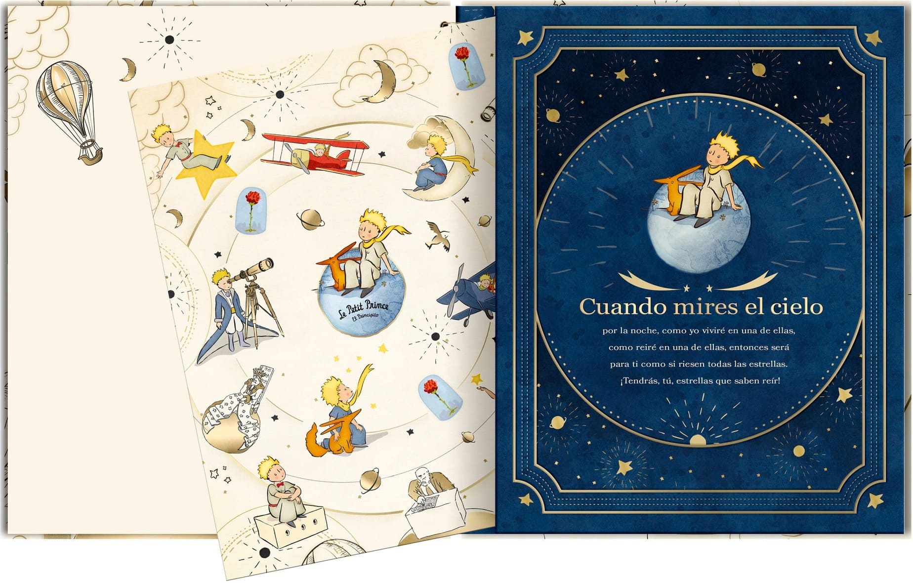 Agenda 2026 principito escritorio semanal espiral