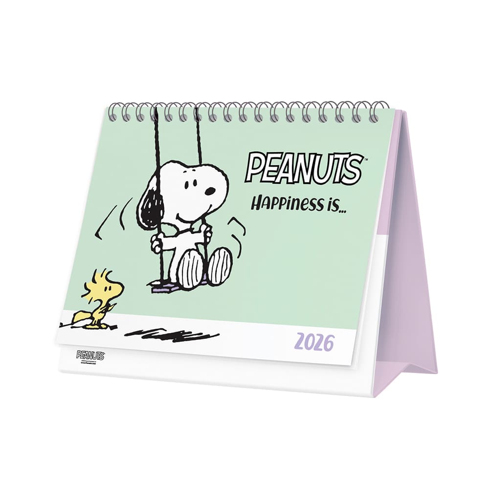 Carlendario de escritorio 2026 Snoopy