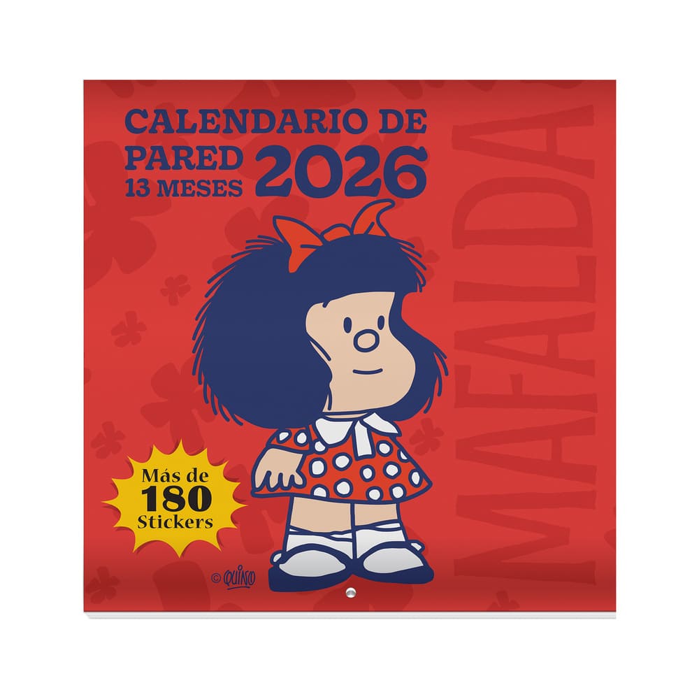 Calendario de pared 2026 Mafalda