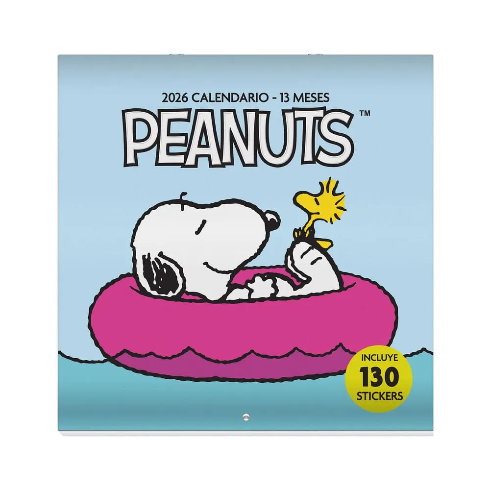 Calendario de pared 2026 Snoopy