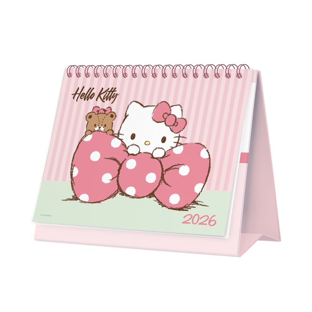 Carlendario de escritorio 2026 Hello Kitty