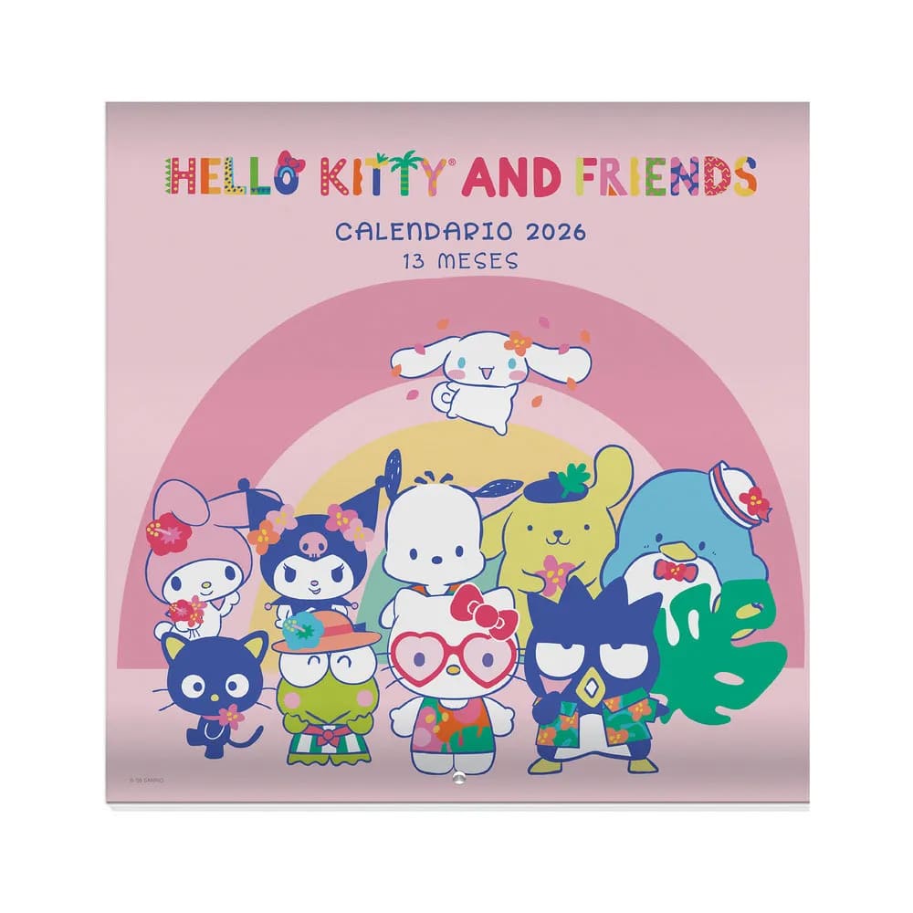 Calendario de pared 2026 Hello Kitty