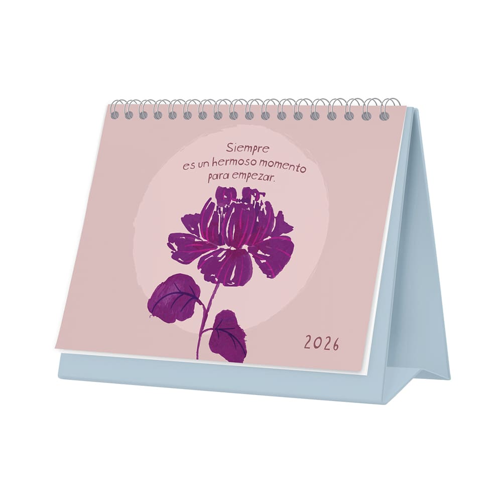 Calendario de escritorio 2026 Bloom