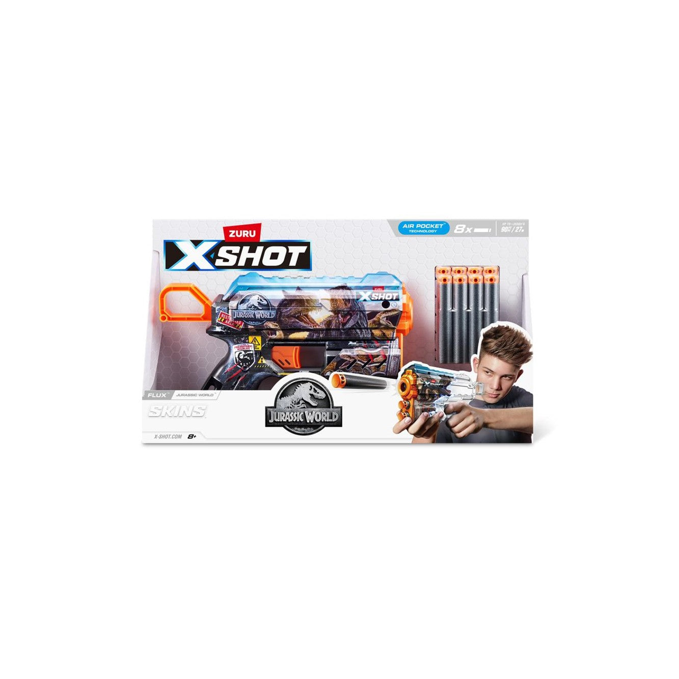 Lanzador skins flux jurassic x-shot