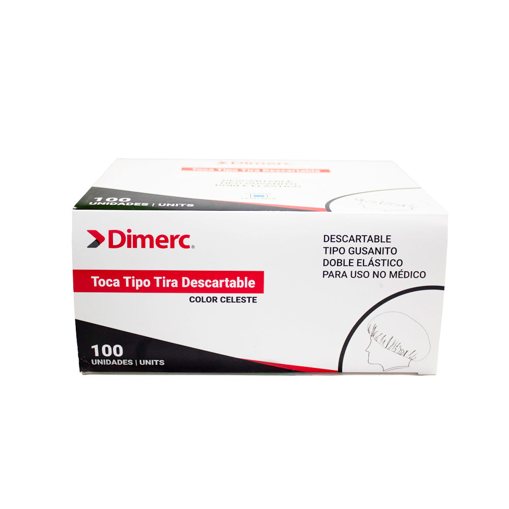 Toca desechable celeste cn202-c PQ100 Dimerc