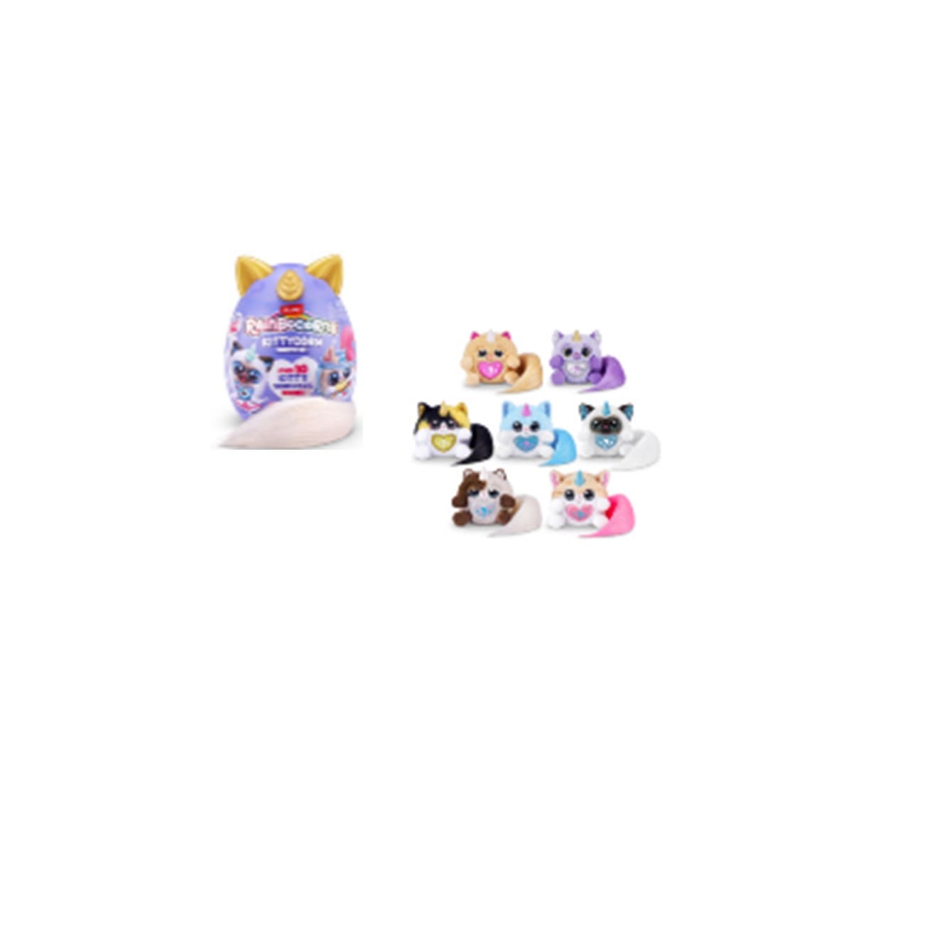Peluche gato sorpresa rainbocorns