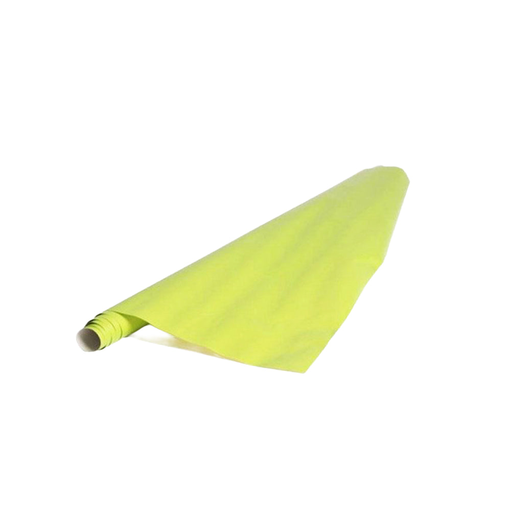 Papel lustre color verde limón 100 und