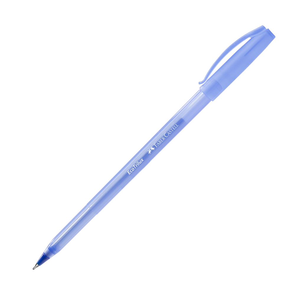 Lapicero azul eco trilux 0.7mm Faber Castell