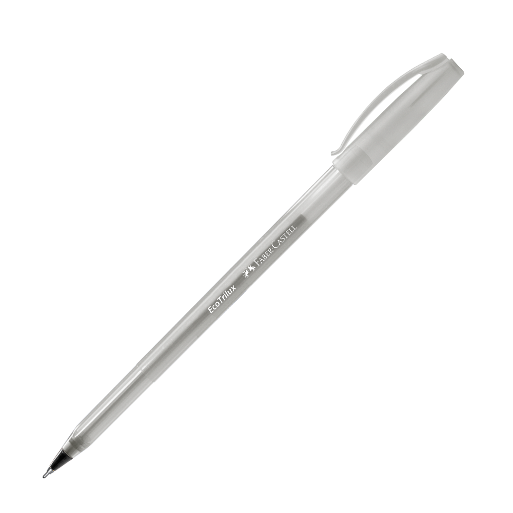 Lapicero negro eco trilux 0.7mm Faber Castell