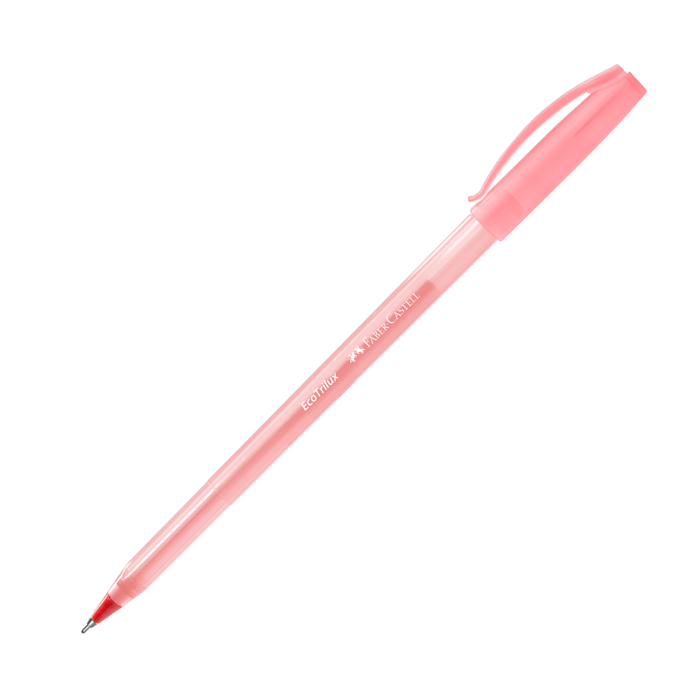 Lapicero rojo eco trilux 0.7mm Faber Castell