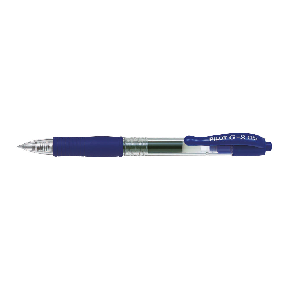 Lapiero tinta gel G-2 retractil color azul punta 0.5mm Pilot