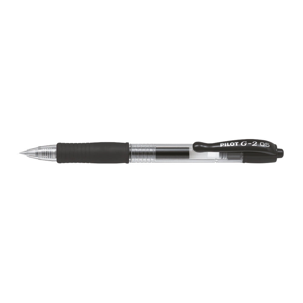 Lapicero tinta gel G-2 retractil color negro punta 0.5mm Pilot