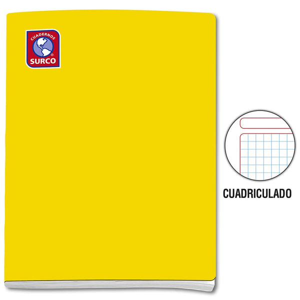 Cuaderno engrapado cuadriculado A5x80 hojas Surco