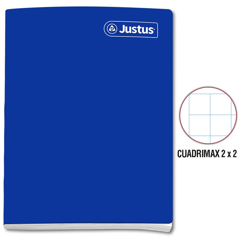 Cuaderno engrapado cuadrimax 2x2 A4x80 hojas Justus