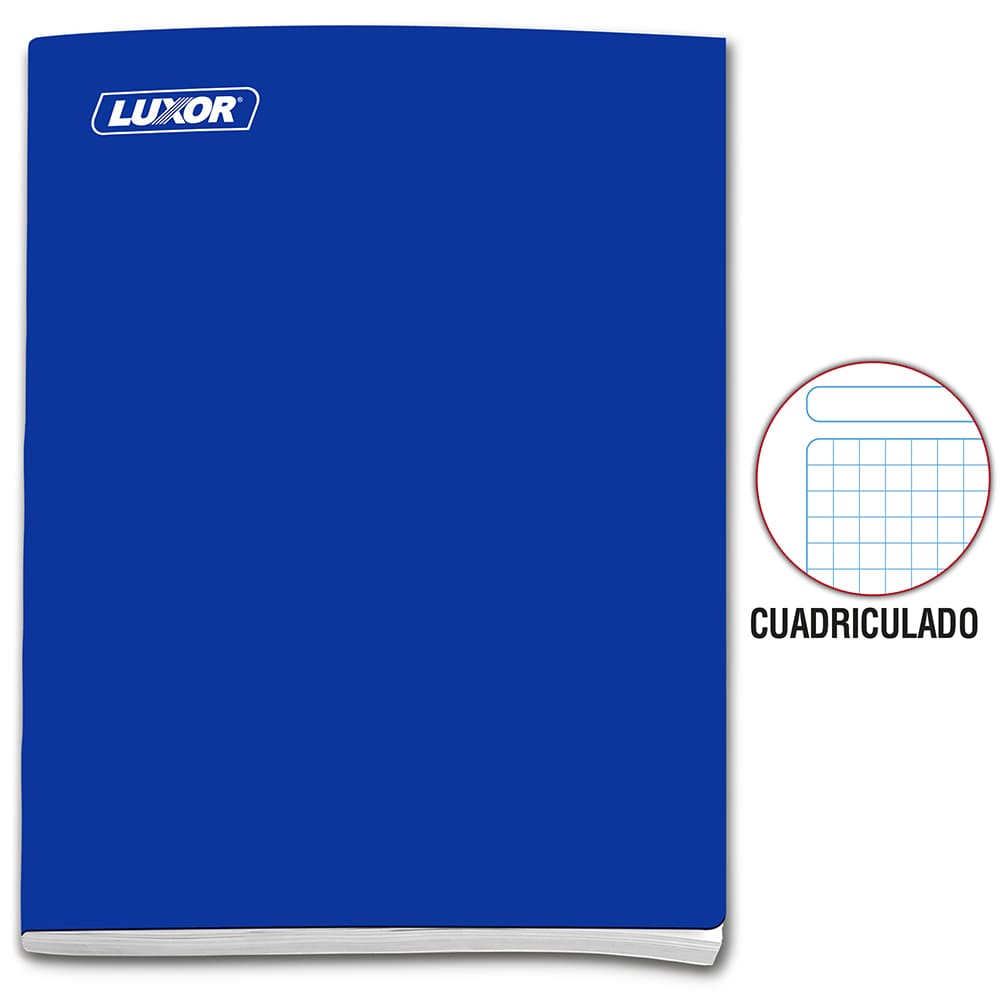 Cuaderno engrapado cuadriculado A4x68 hojas Luxor