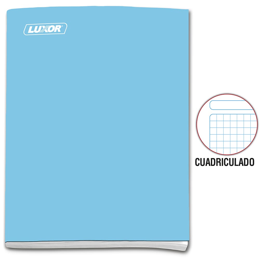 Cuaderno engrapado cuadriculado A4x68 hojas Luxor