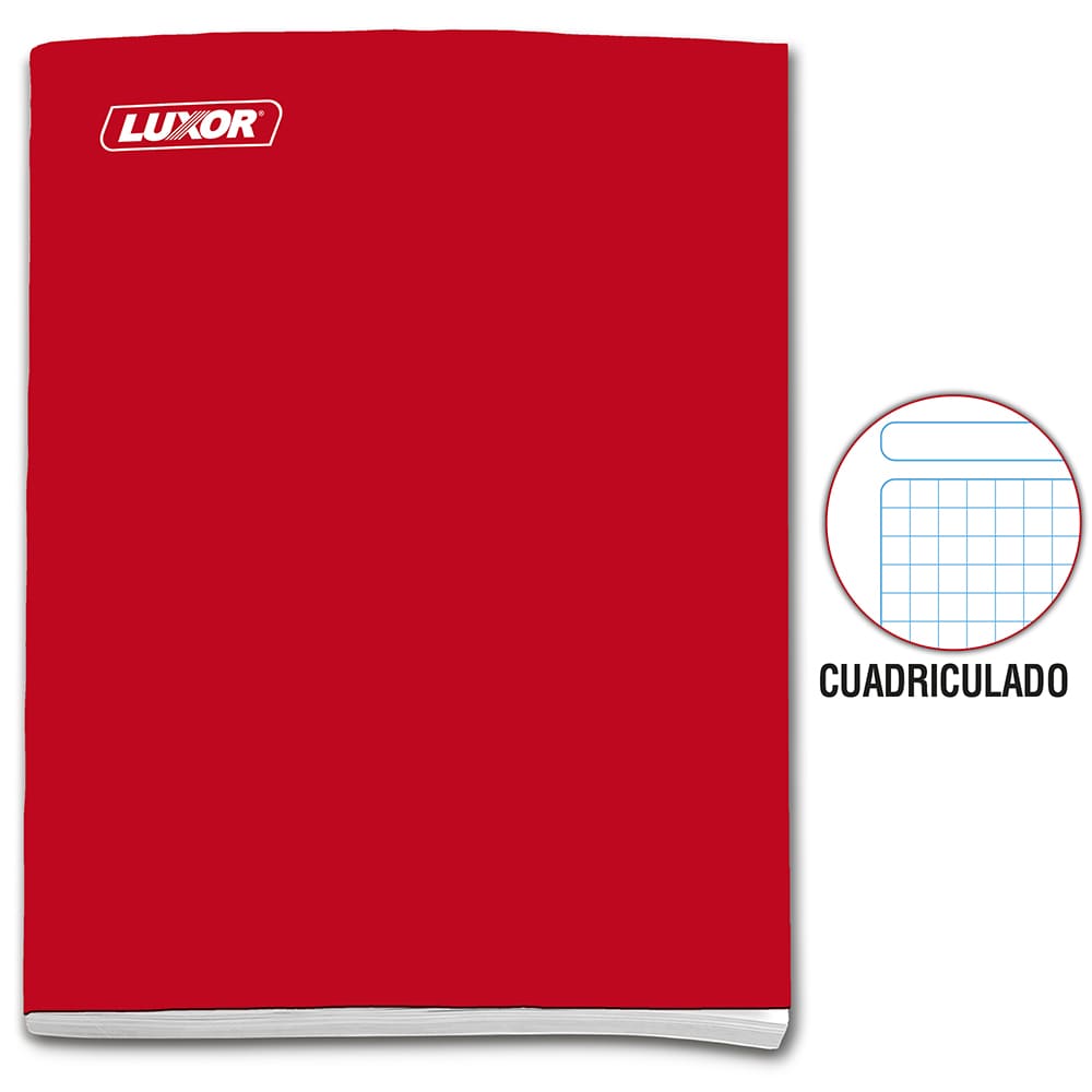 Cuaderno engrapado cuadriculado A4x68 hojas Luxor