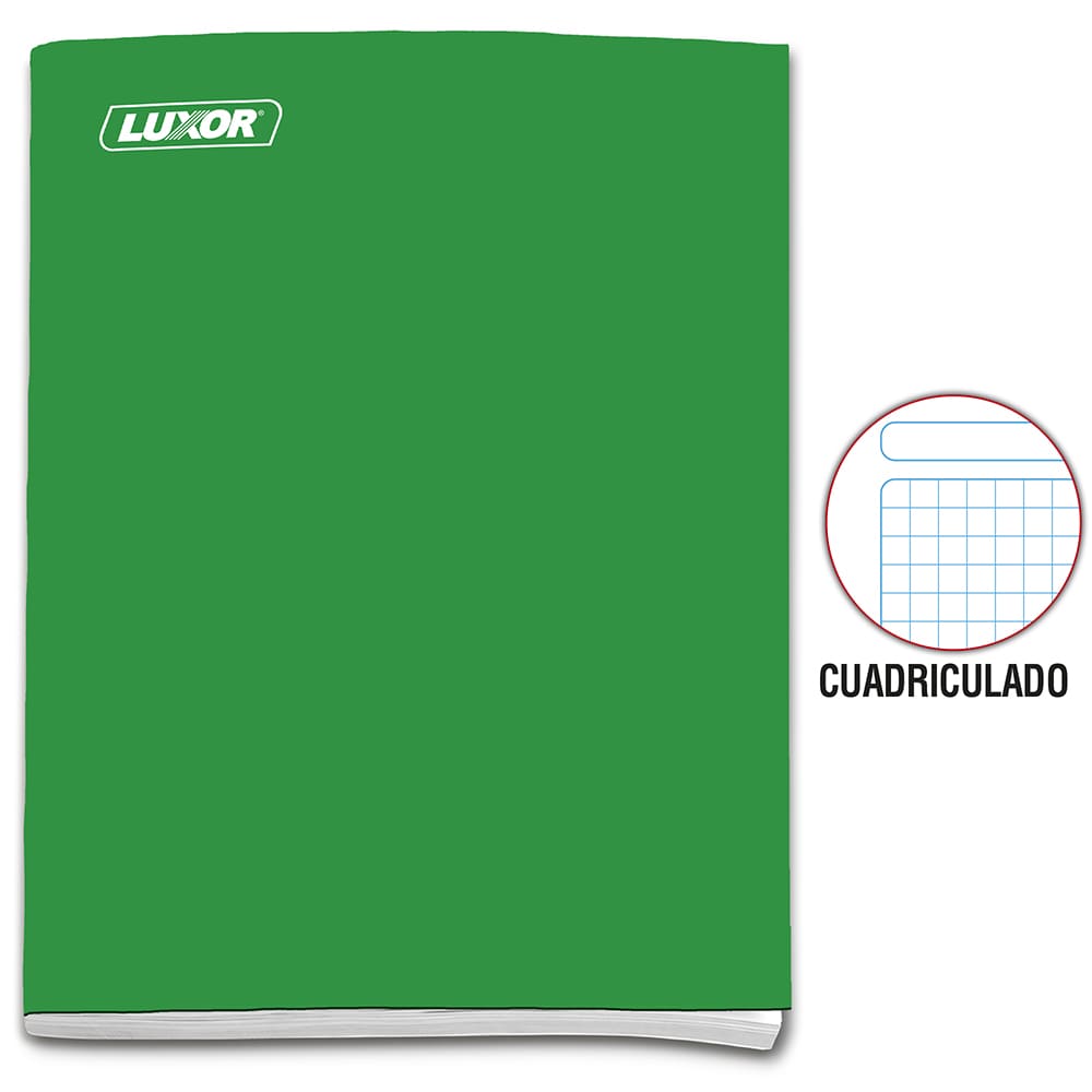 Cuaderno engrapado cuadriculado A4x68 hojas Luxor