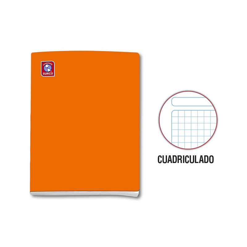 Cuaderno engrapado cuadriculado A5x40 hojas Surco
