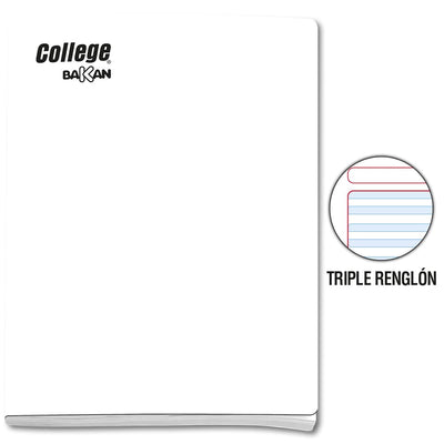 Cuadernos triple renglón al mejor precio - Ofimarket
