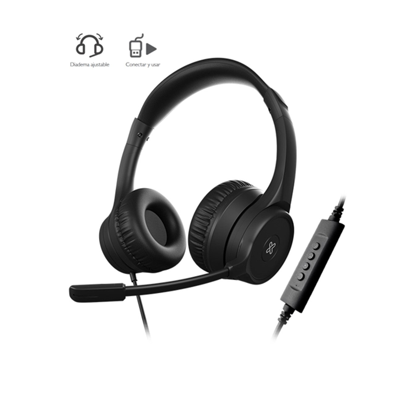 Audífono stéreo con interfaz USB KCH-510 lip Xtreme