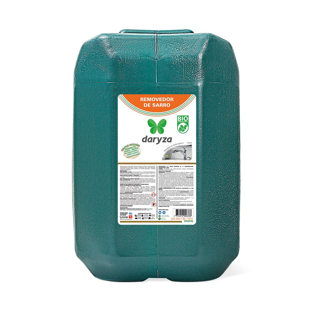 Removedor de sarro bidón 19 lt daryza