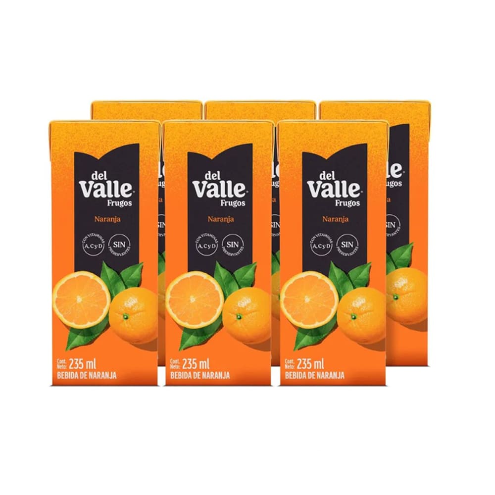 Nectar naranja 235 ml pack x 6 un Frugos