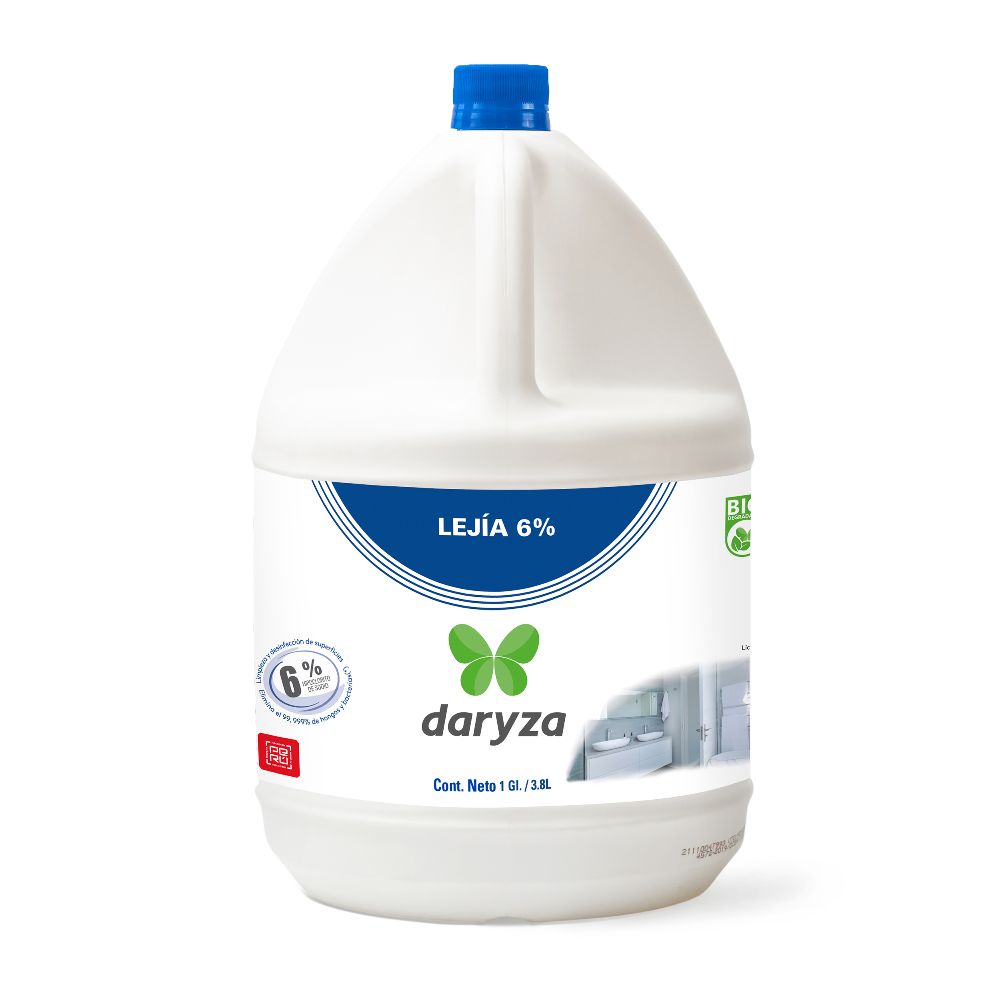 Lejia ecolimpio 6% galón 3.8 lt daryza