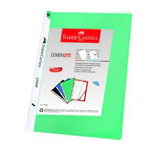 Cover file cf200 verde con sujetador A4 capacidad 30 hojas