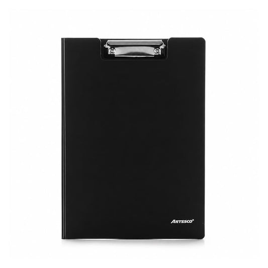 Folder flex con sujetador superior A4 color negro Artesco