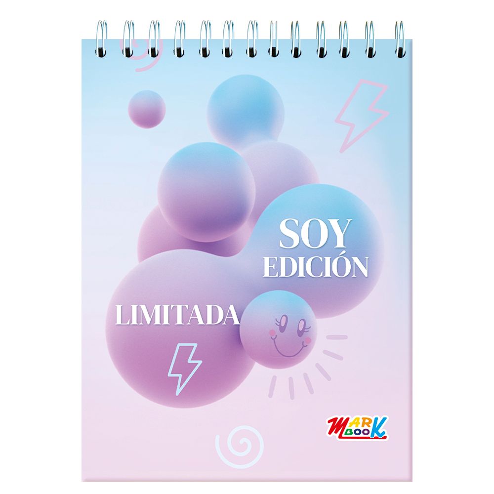 Block anillado cuadriculado A5 100 hojas diseno surtidos
