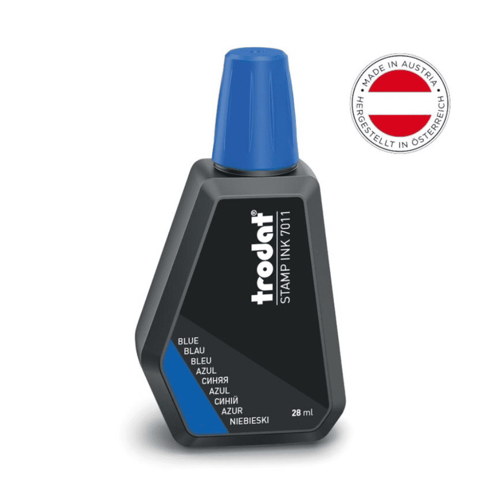TINTA 7011 28 ML AZUL TRODAT