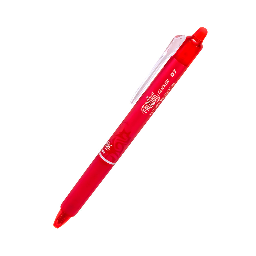 Lapicero borrable rojo frixion 0.7mm clicker Pilot