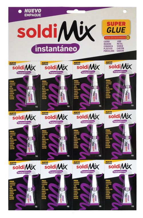 Pegamento Super Glue 1 gr x unidad Soldimix