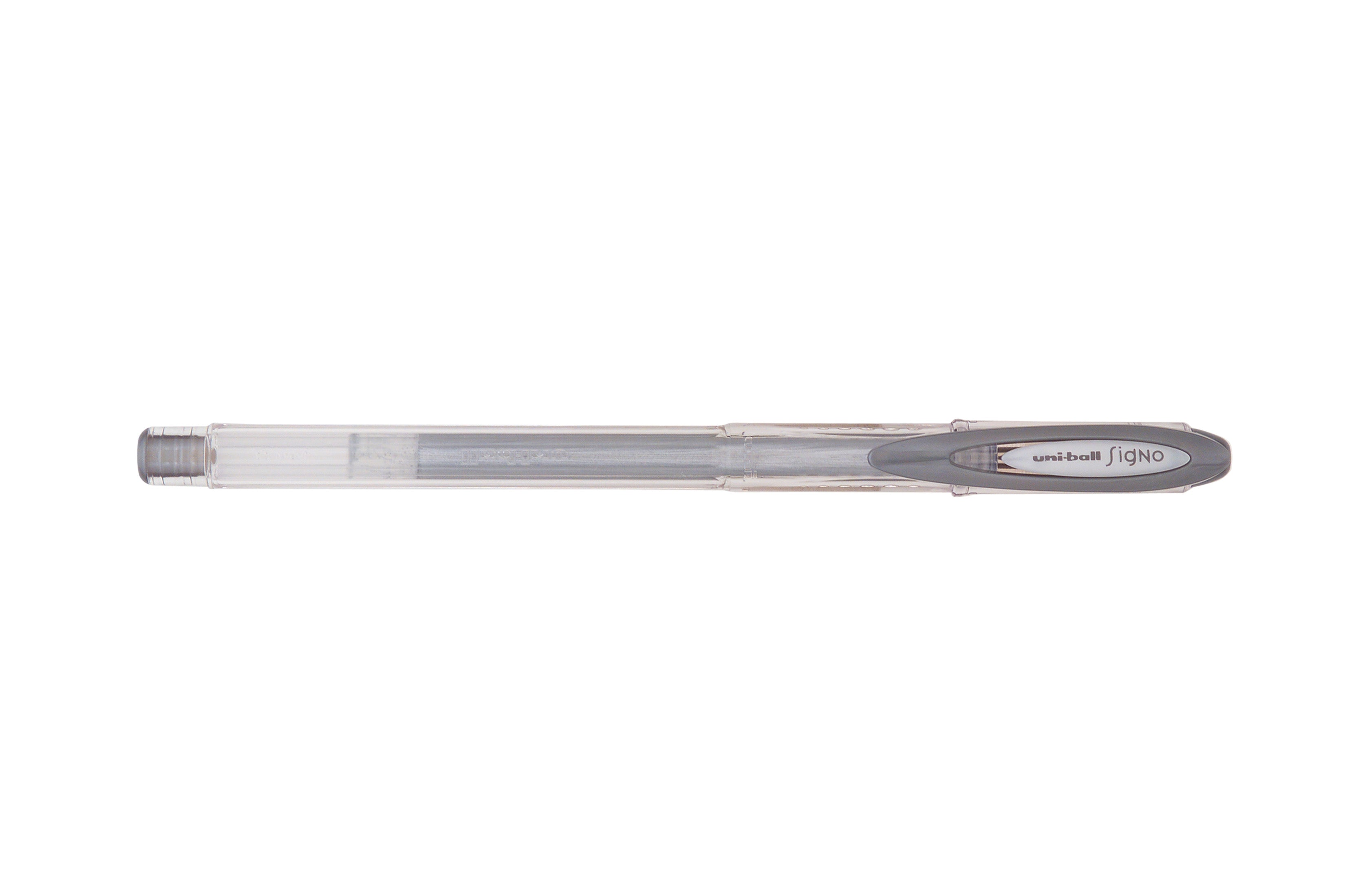 Lapicero tinta gel plateado signo 0.8mm Uniball