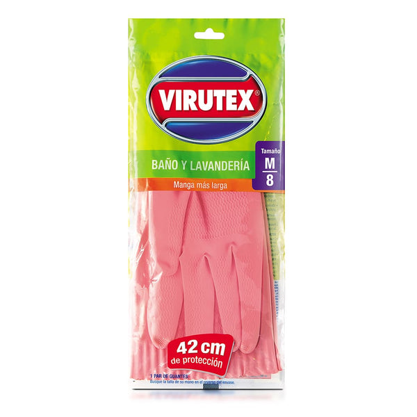 Guantes para baño y lavanderia talla M Virutex